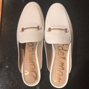 Sam Edelman White Mules